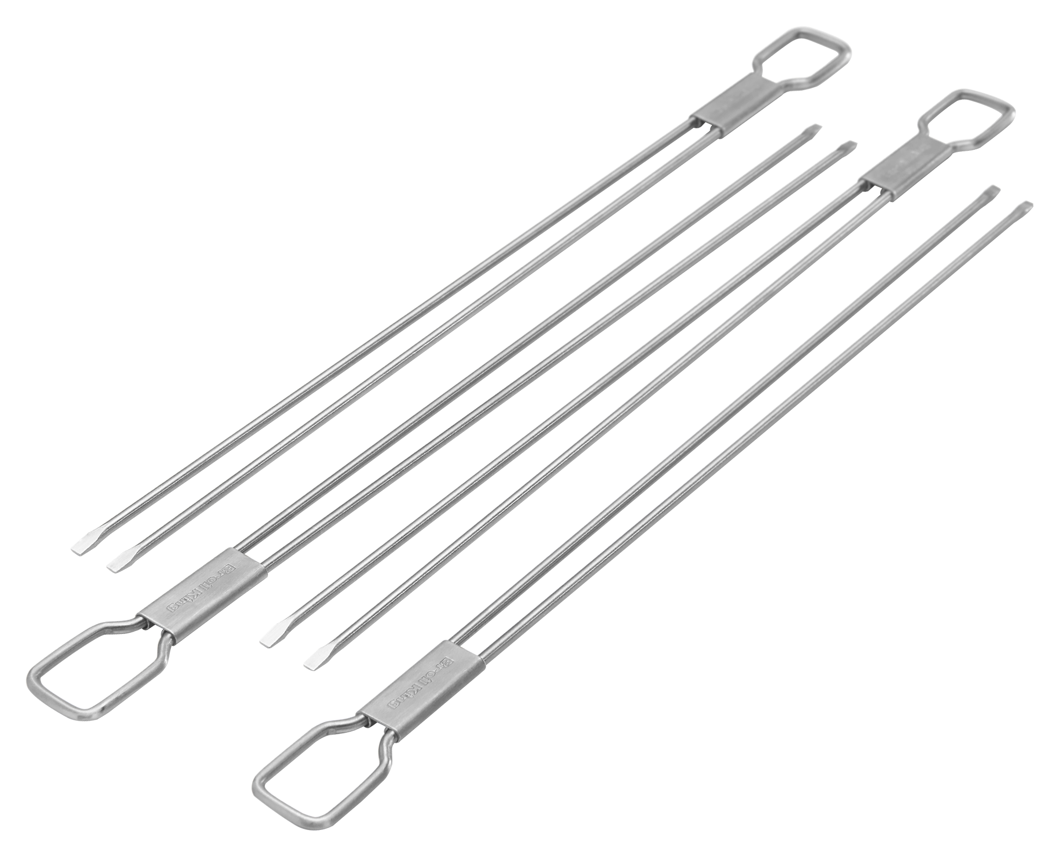 Broil King Dual Prong Stainless Steel Grill Skewer 4Pack Cabela's